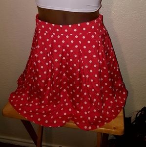 Polka dot skirt